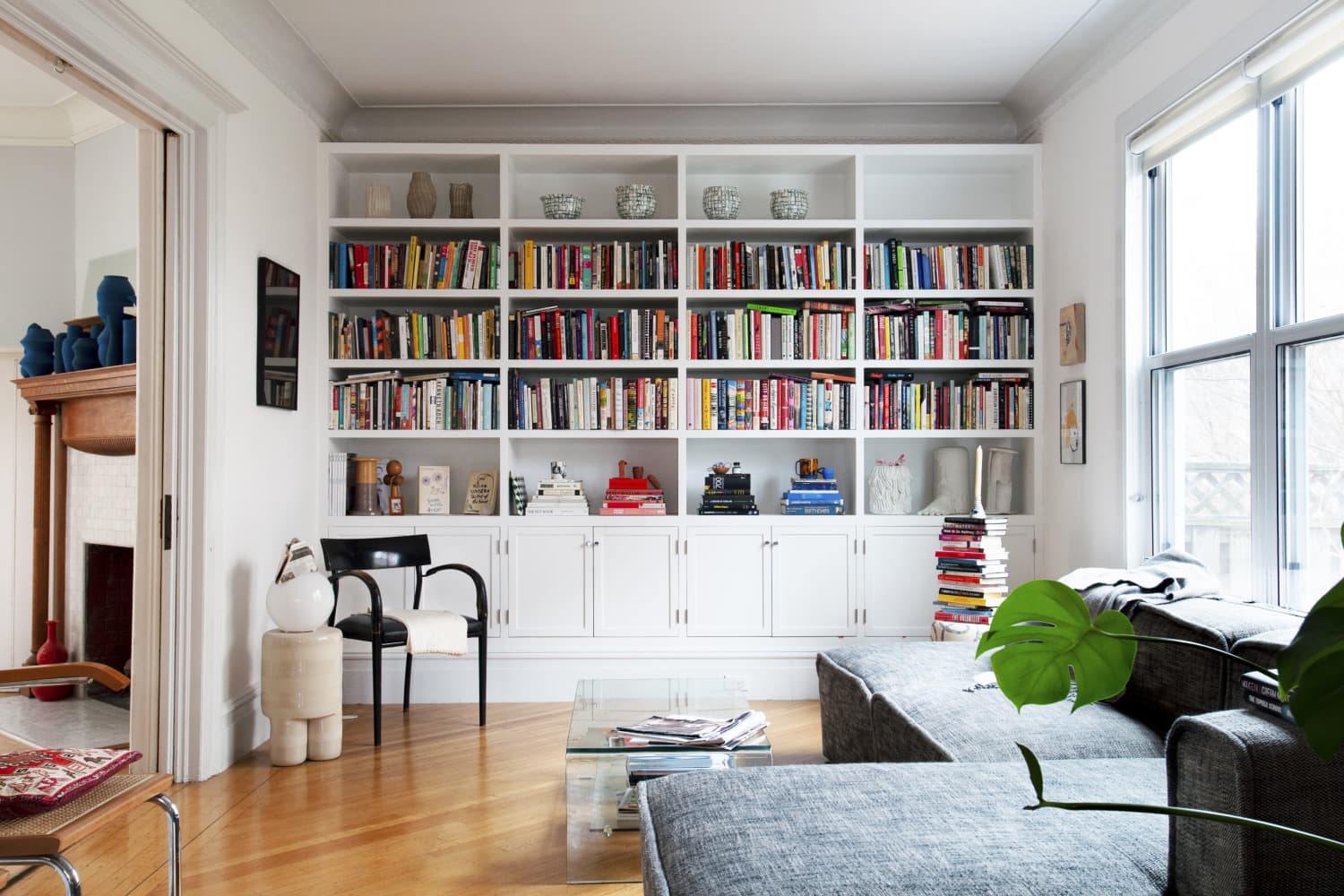 Premade built clearance in bookshelves